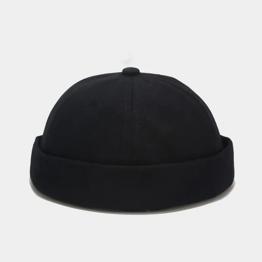 Solid No Brim (Black/Brown)