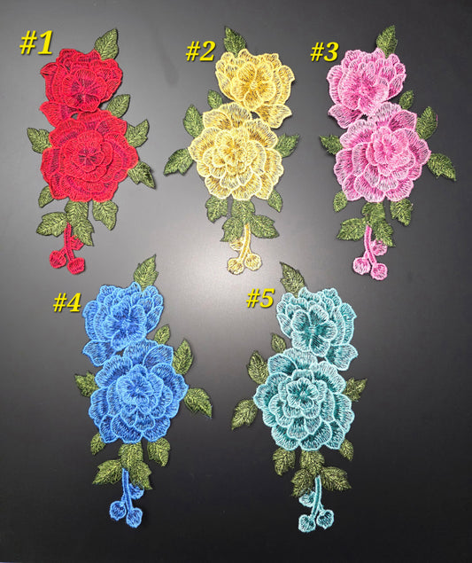 Double Rose (Glue/Sew on)