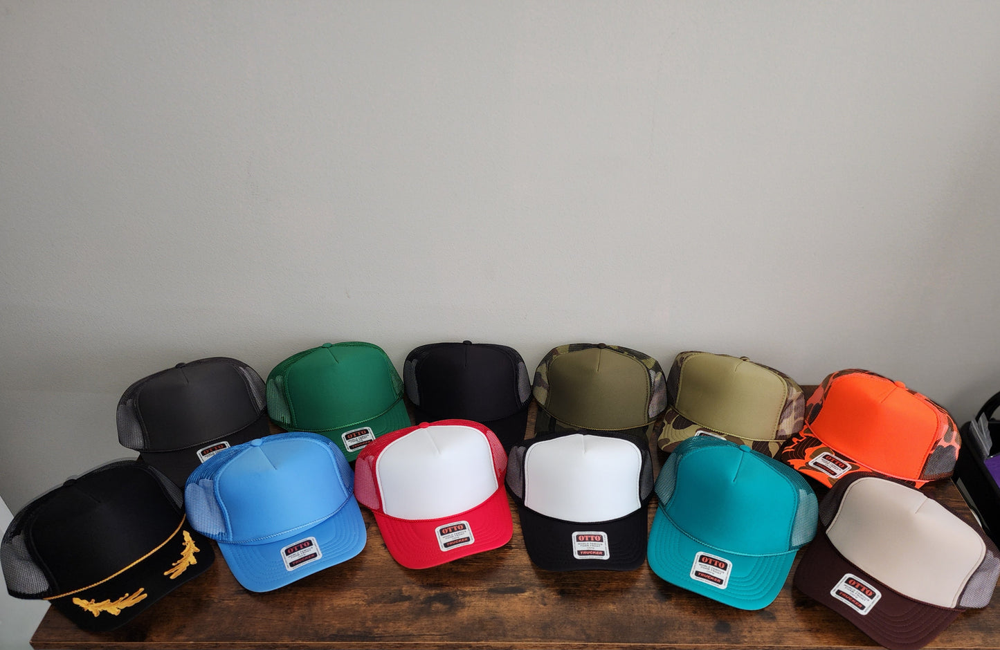 Blank Hat Options