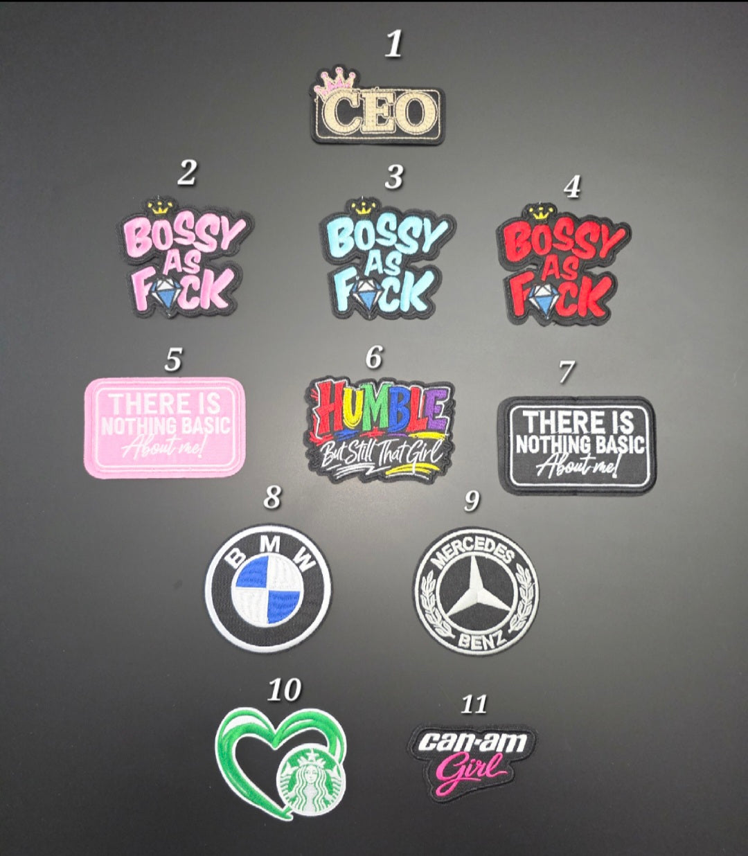 Pt. 62 Statement Patches