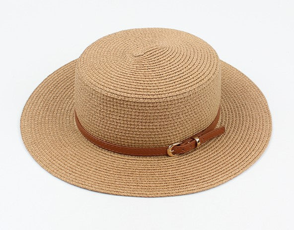 Flat Top Straw Hat