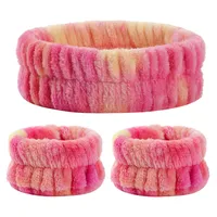 Tie Dye Fash Wash Headband Sets