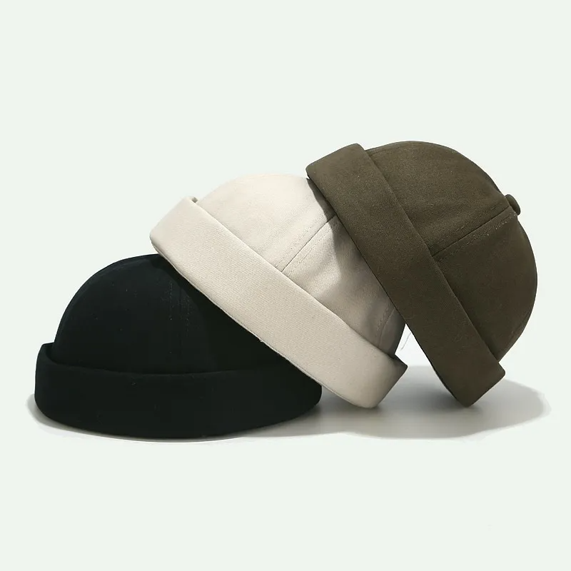 Solid No Brim (Black/Brown)