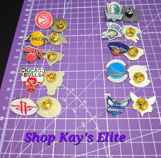 Basketball Team Pins
