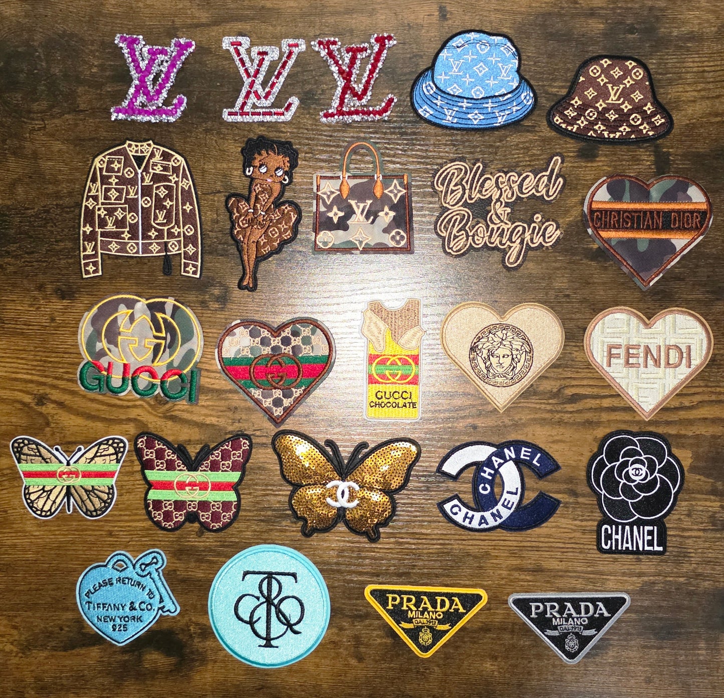 Designer Inspired Patches/DTF