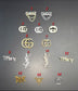 GG, Tiff, Y & D Brooches