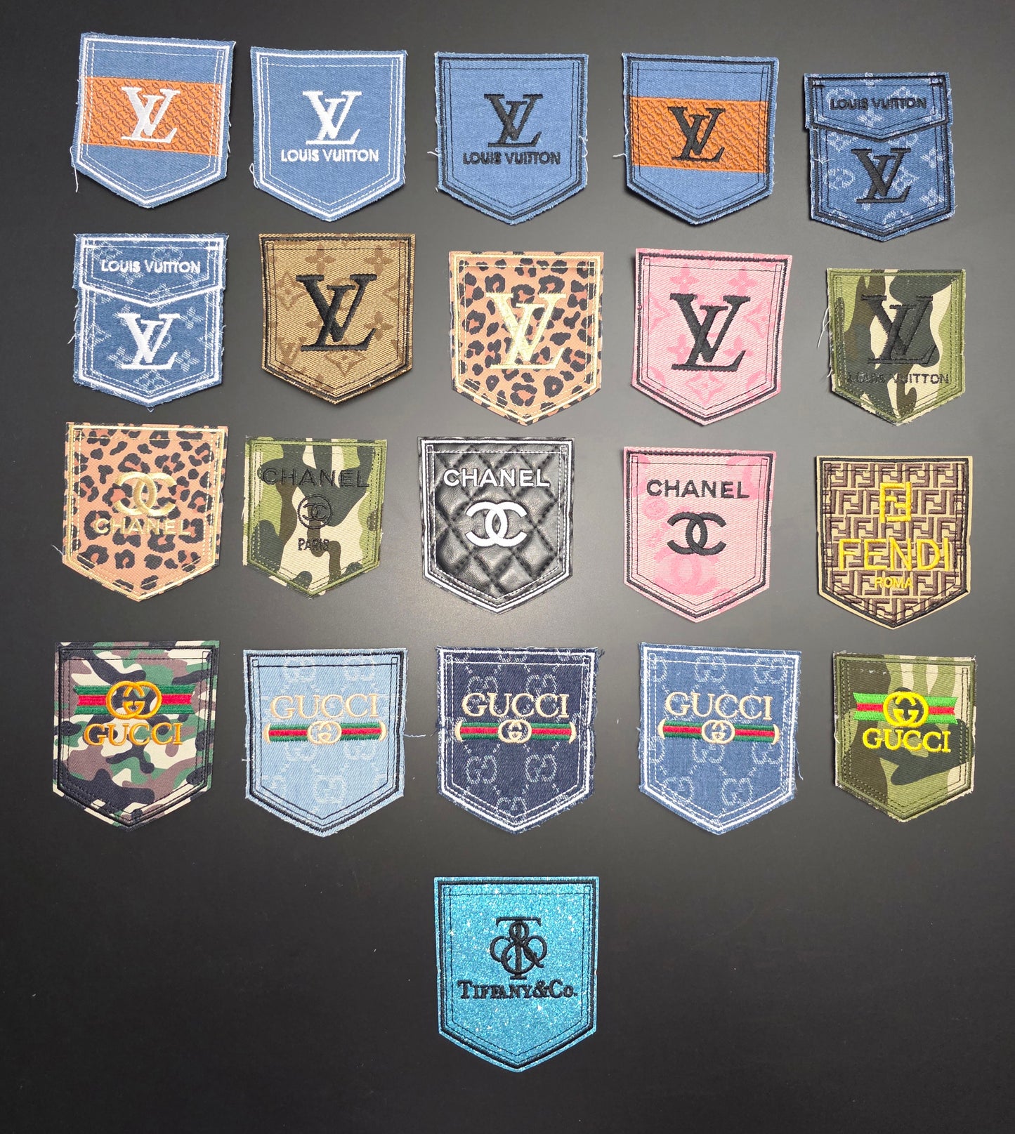 Designer Inspired Patches/DTF