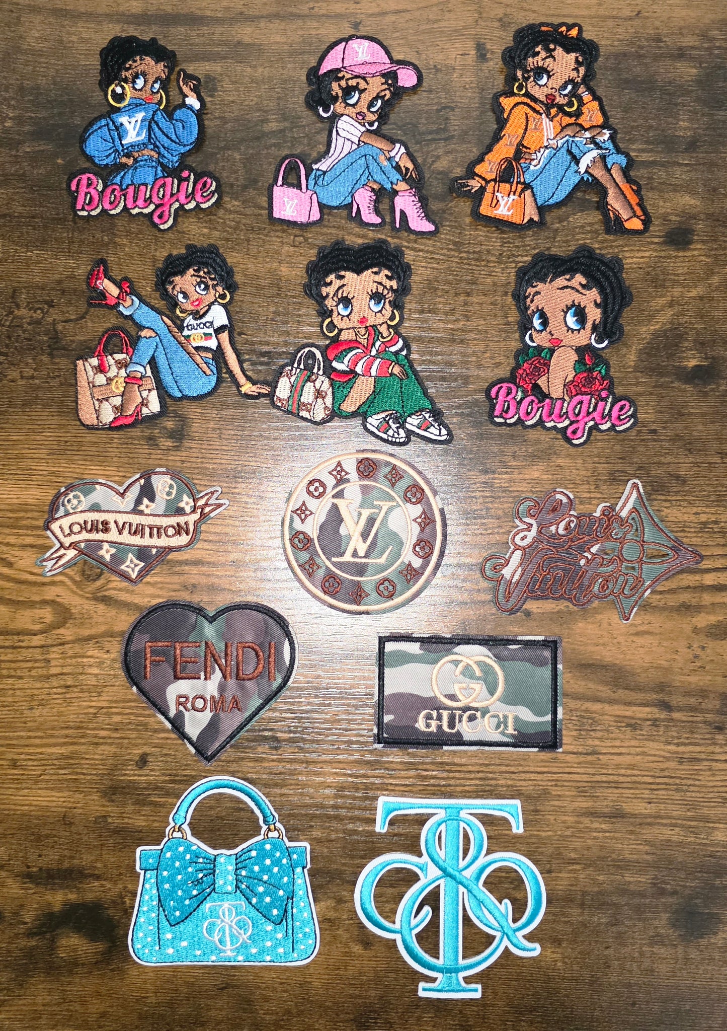 Designer Inspired Patches/DTF