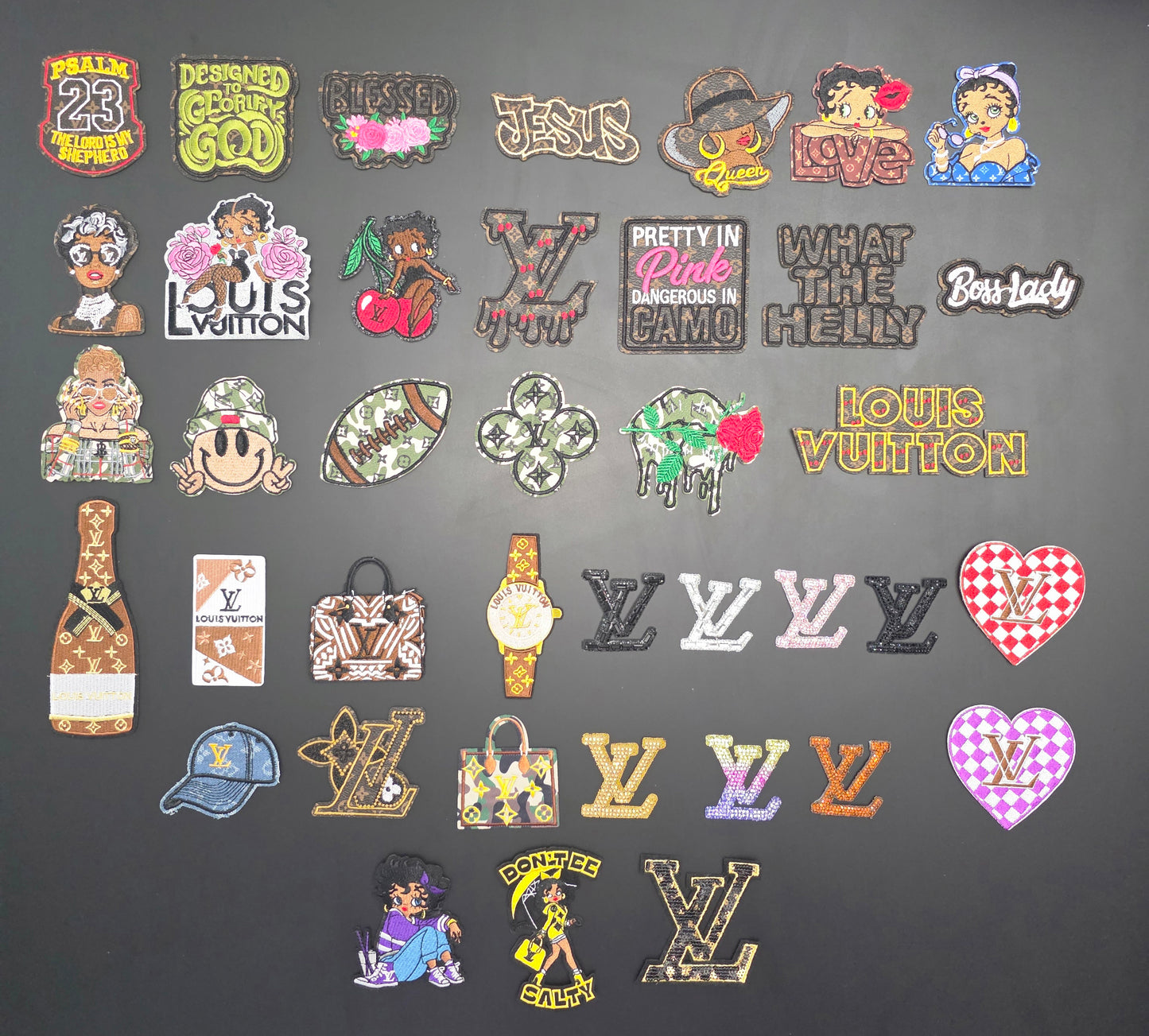 Designer Inspired Patches/DTF