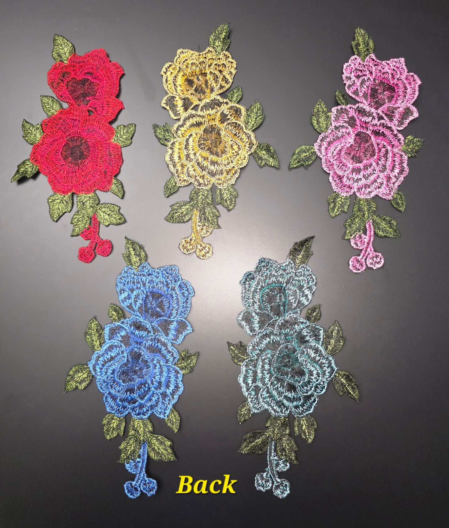 Double Rose (Glue/Sew on)