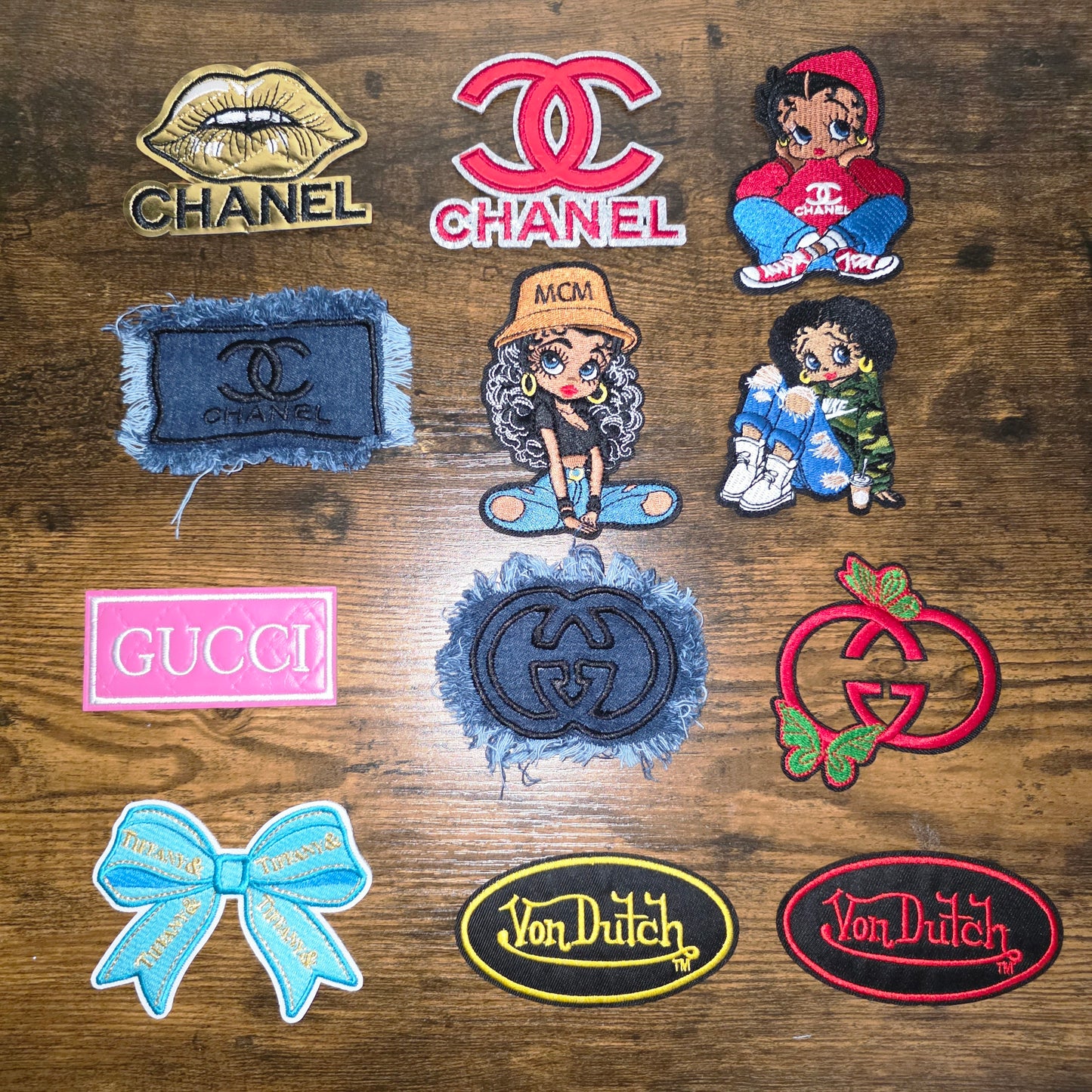 Designer Inspired Patches/DTF