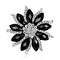 Black Rhinestone Crystal