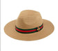 Bee Straw Fedora Hat