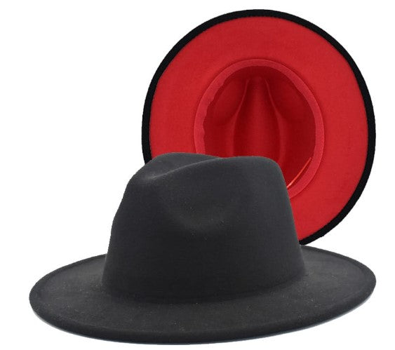 Red Bottom Fedora