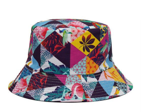 Retro Graffiti Bucket Hat