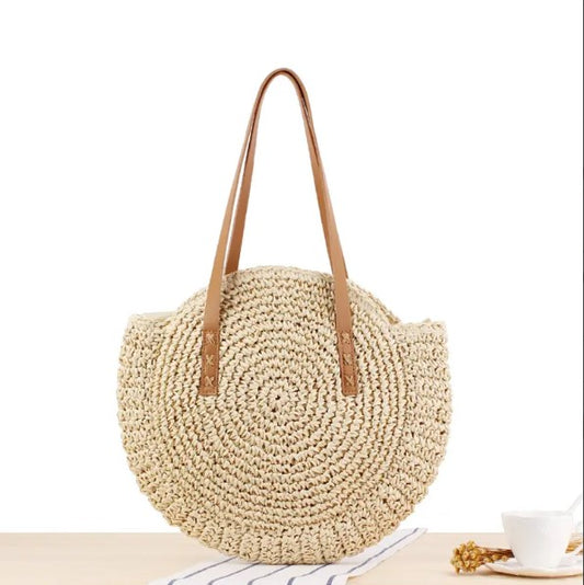 Woven Beach Straw Bag