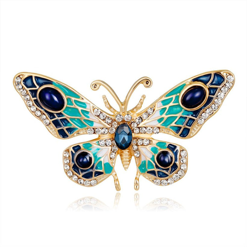 Small Butterfly Alloy Brooch