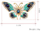 Small Butterfly Alloy Brooch