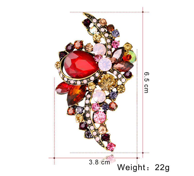 Sweetheart Brooch (Green or Pink)