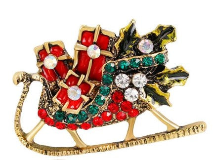 Variety of Christmas Brooches